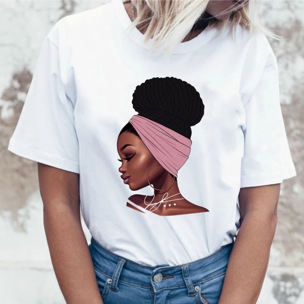 Brown skin girl t-shirt
